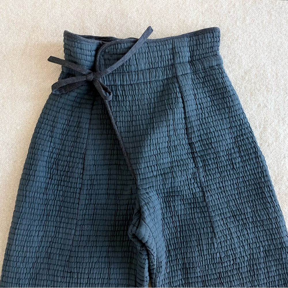 Faye Toogood the Upholsterer trousers- Rope Quilted Pewter - Picture 2 of 11